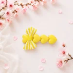 گیره مو طرح قلب و پاپیون