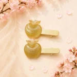 گیره مو طرح سیب آبنباتی