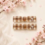 گیره مو طرح پاپیون رزینی