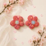 گیره مو گل پارچه ای
