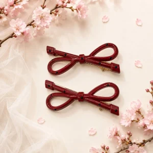 گیره مو طرح پاپیون