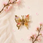 گیره مو پروانه فنری