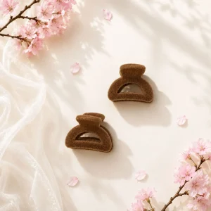 مینی کلیپس مخمل هلالی