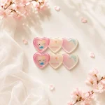 گیره مو طرح قلب رزینی